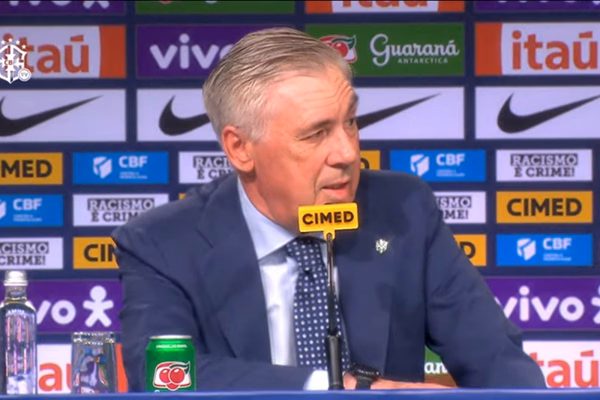 Ancelotti assistirá a partidas de times brasileiros. Veja quais jogos
