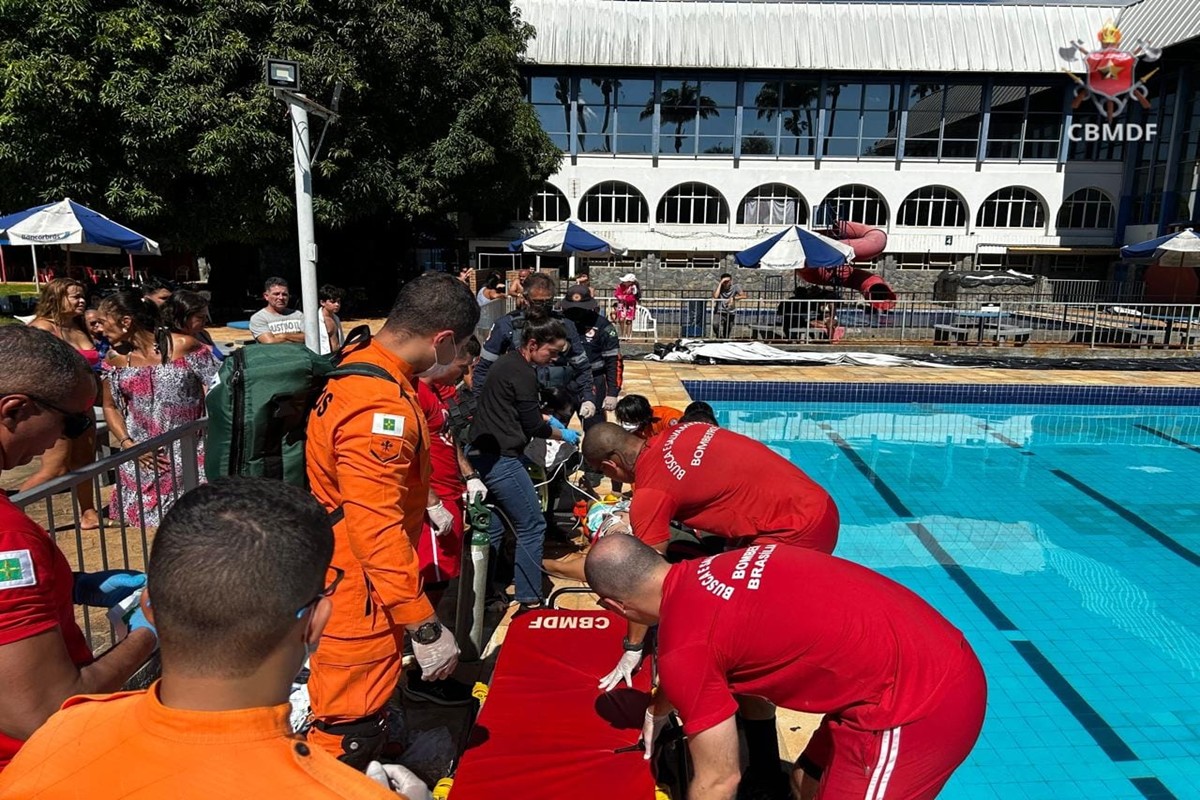 Homem de 38 anos se afoga em piscina de clube na Asa Sul
