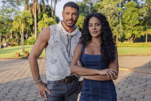 Cauã e Bella Campos têm novo embate durante gravação de Vale Tudo
