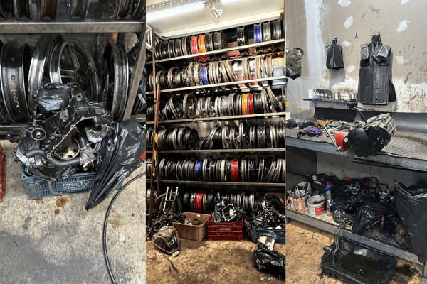 SP: polícia descobre prédio de 3 andares usado para desmanche de motos