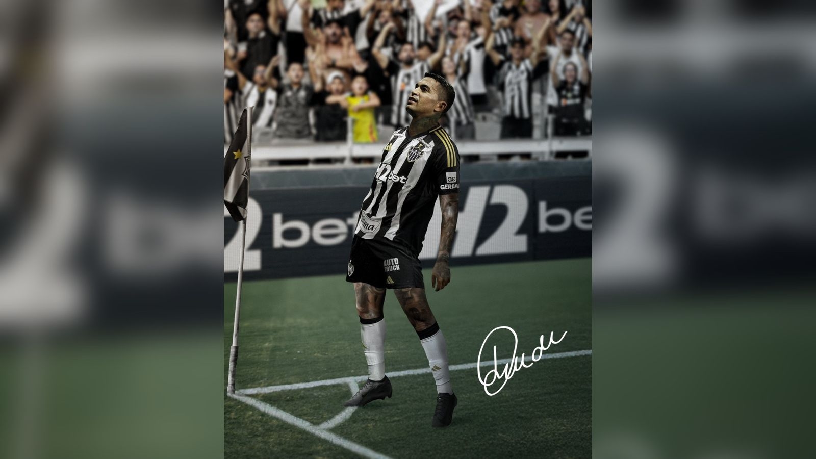 Torcedores do Atlético-MG definem número de Dudu. Saiba qual é