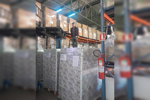 Cerveja, gaze e linguiça: Receita do DF apreende R$ 3 mi em produtos