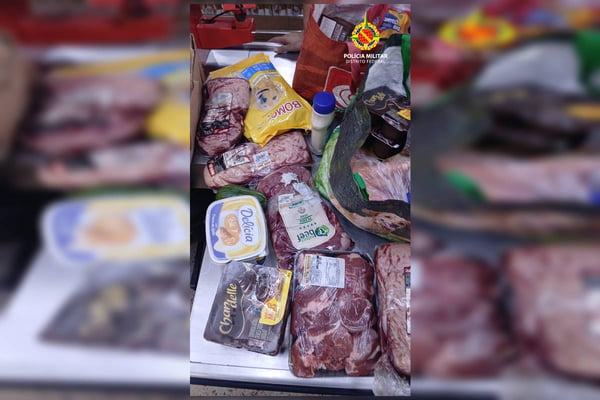 Picanha e sobremesa: homem furta R$ 1 mil em produtos de mercado no DF