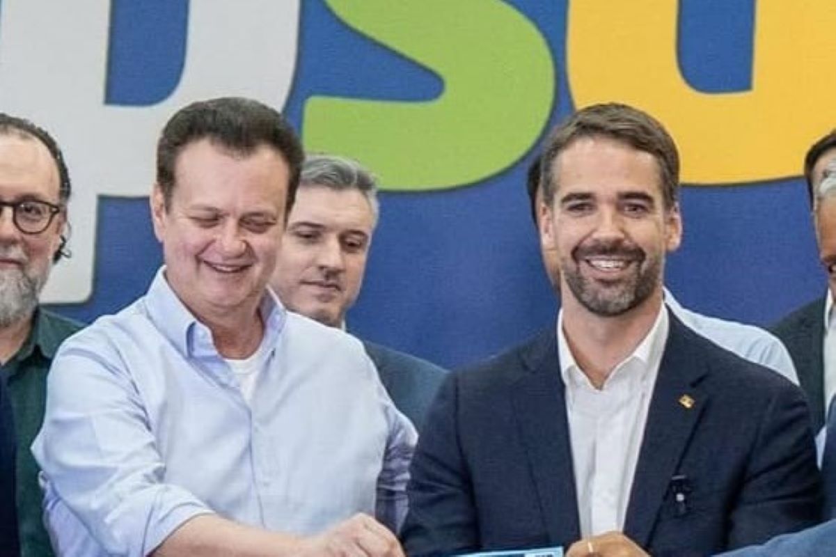 “Não sou do governo Lula”, afirma Kassab em filiação de Eduardo Leite
