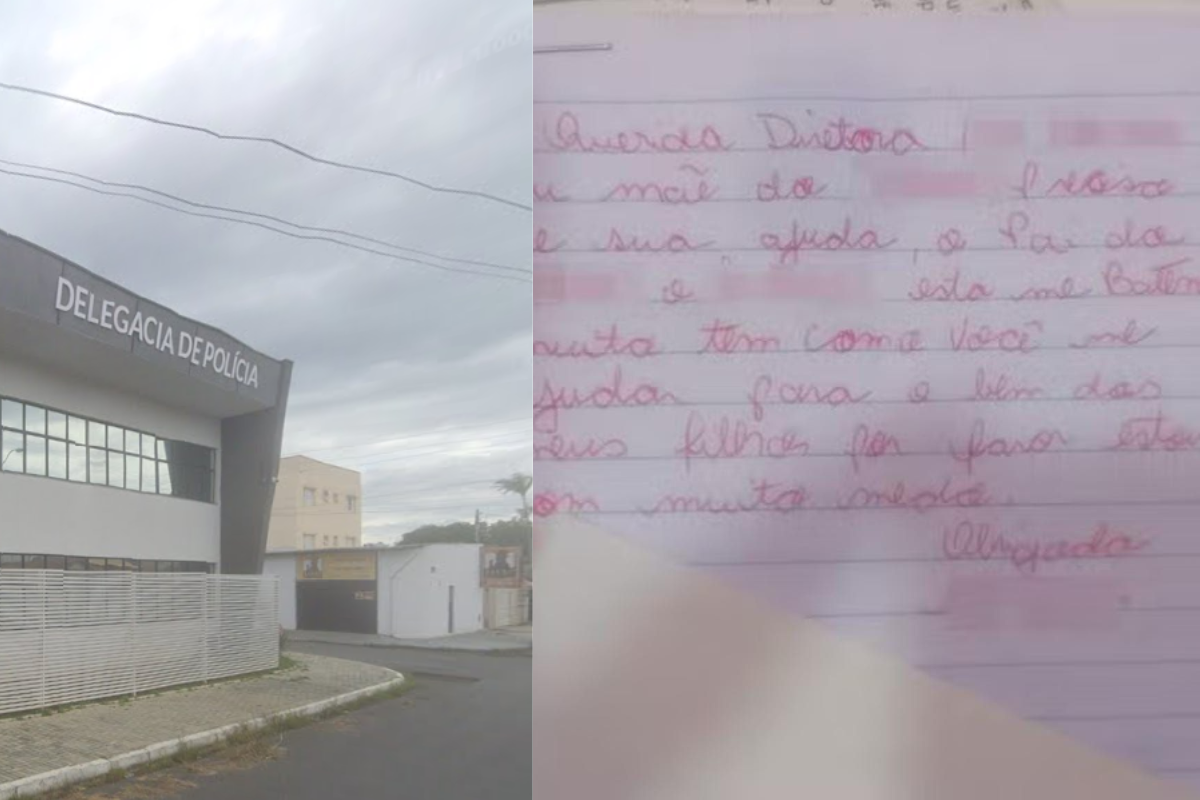 Mãe manda bilhete à escola do filho e é salva de cárcere privado. Veja