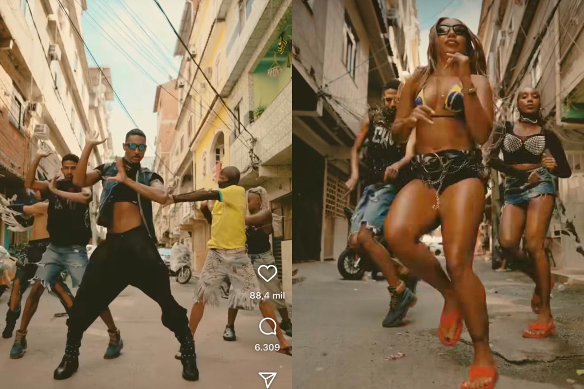 Dançarinos da Maré homenageiam Lady Gaga com funk e passinho