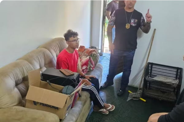 Pedófilo preso explica como aliciava crianças no Free Fire. Veja