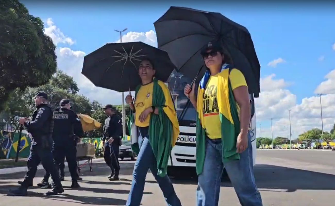 Brasília: público começa a chegar para ato pró-anista de presos do 8/1