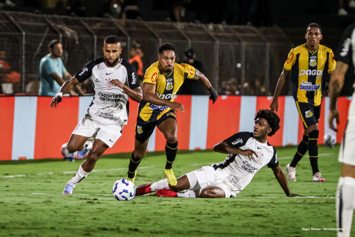 Corinthians vence o Novorizontino por 1 x 0 em jogo de ida. Veja o gol