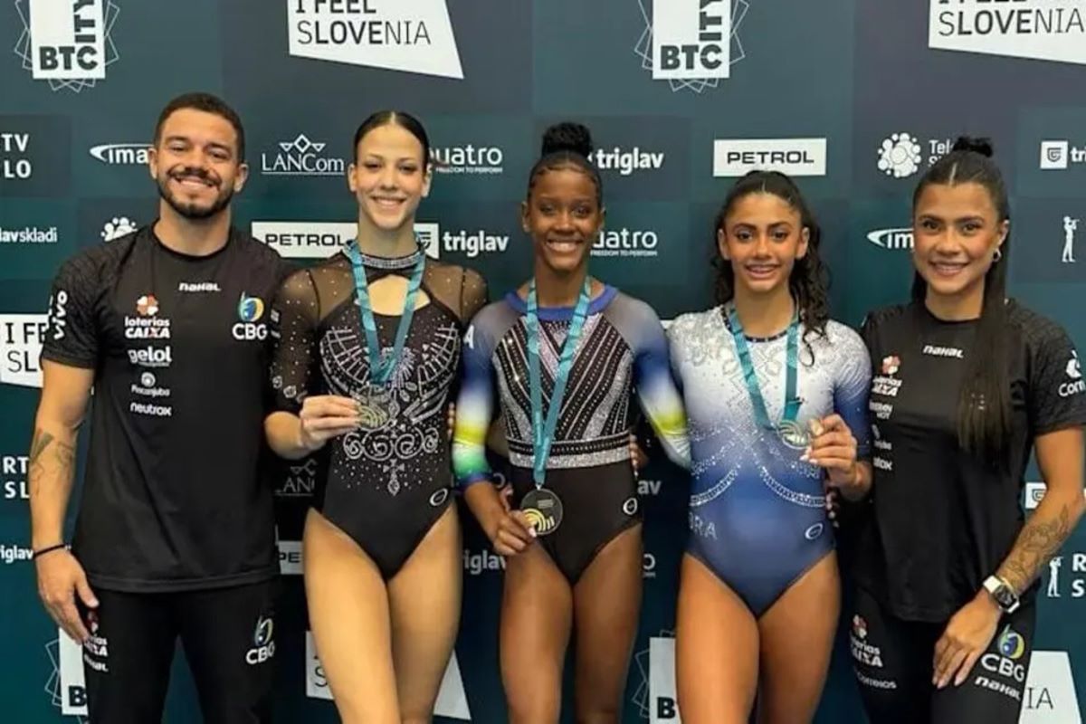 Ginástica artística: brasileiras ganham ouro e prata na Copa do Mundo