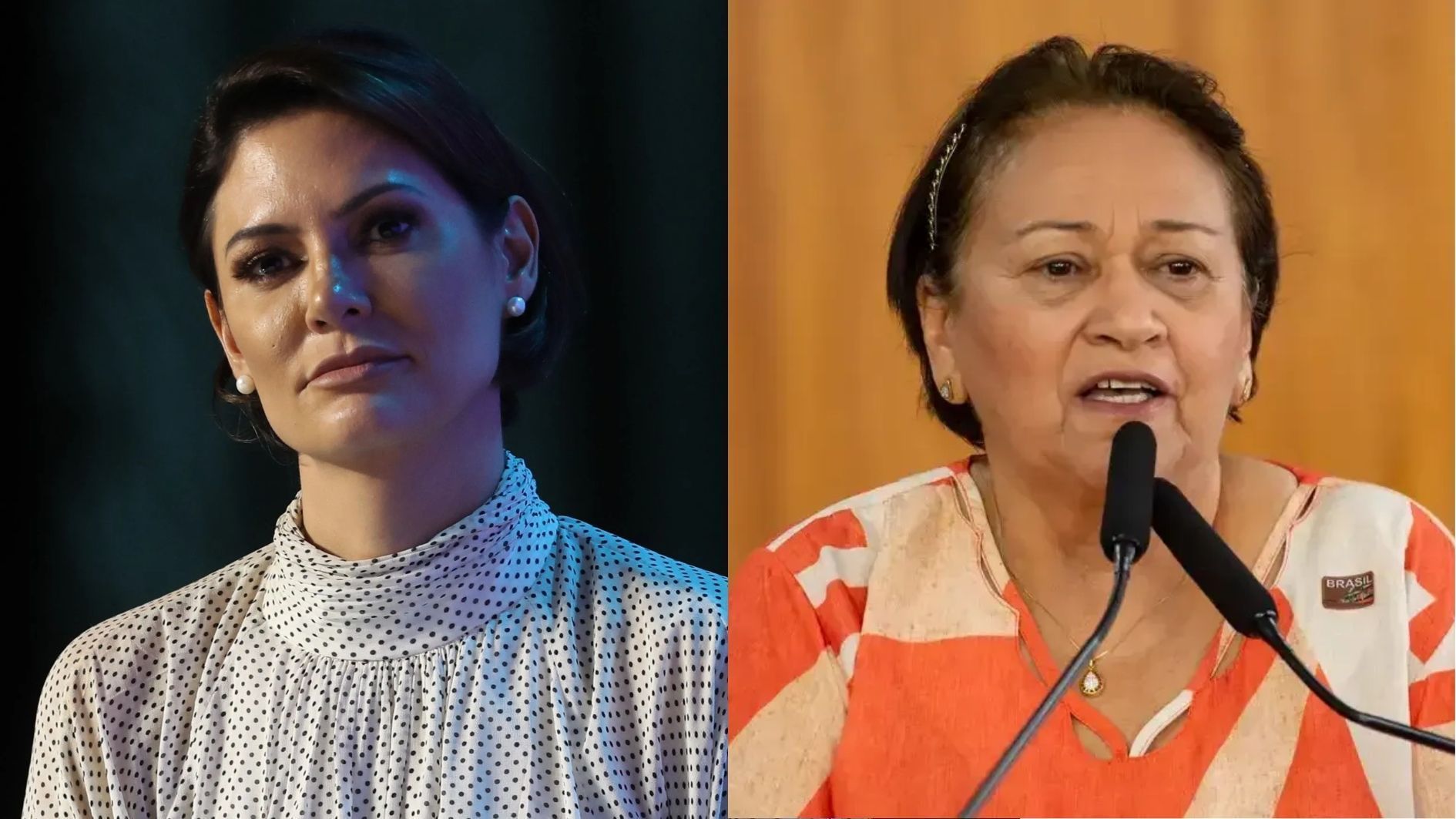 Michelle agradece a governadora do PT por “suporte“ a Bolsonaro no RN