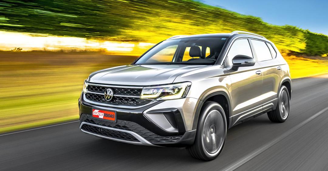 Volkswagen Taos com câmbio de 8 marchas ch…