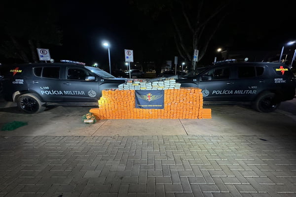 Homem é preso com fuzil e 500 kg de maconha avaliada em R$ 2 milhões
