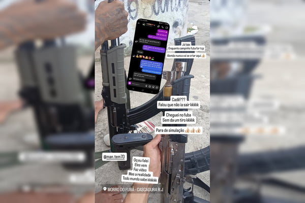 “Cadê o TCP que diz que é TCP?”: com fuzis, CV provoca facção rival