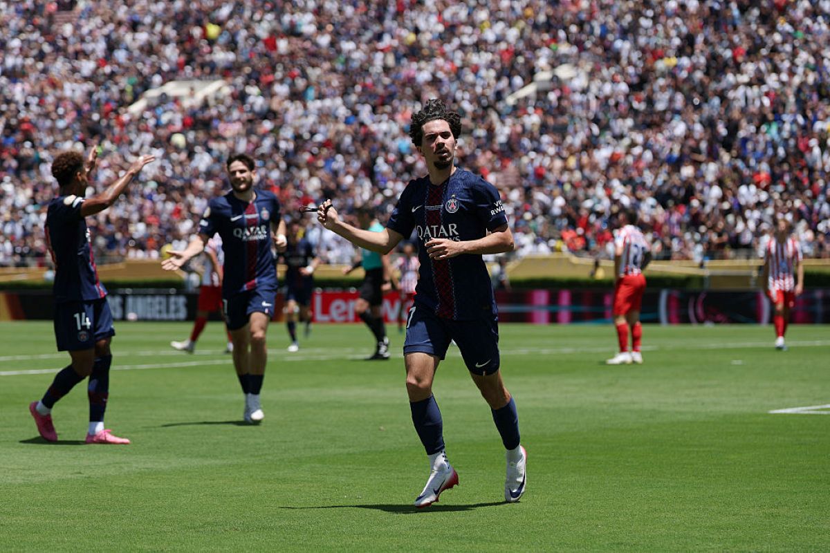 Mundial: PSG atropela Atlético de Madrid e lidera grupo do Botafogo