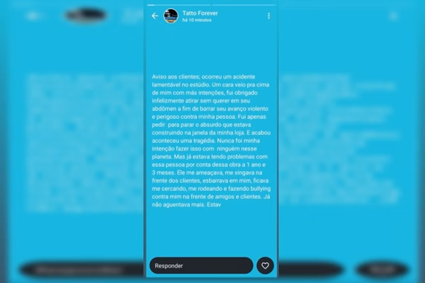 Sargento que matou empresário fala sobre o crime. Veja o que ele disse