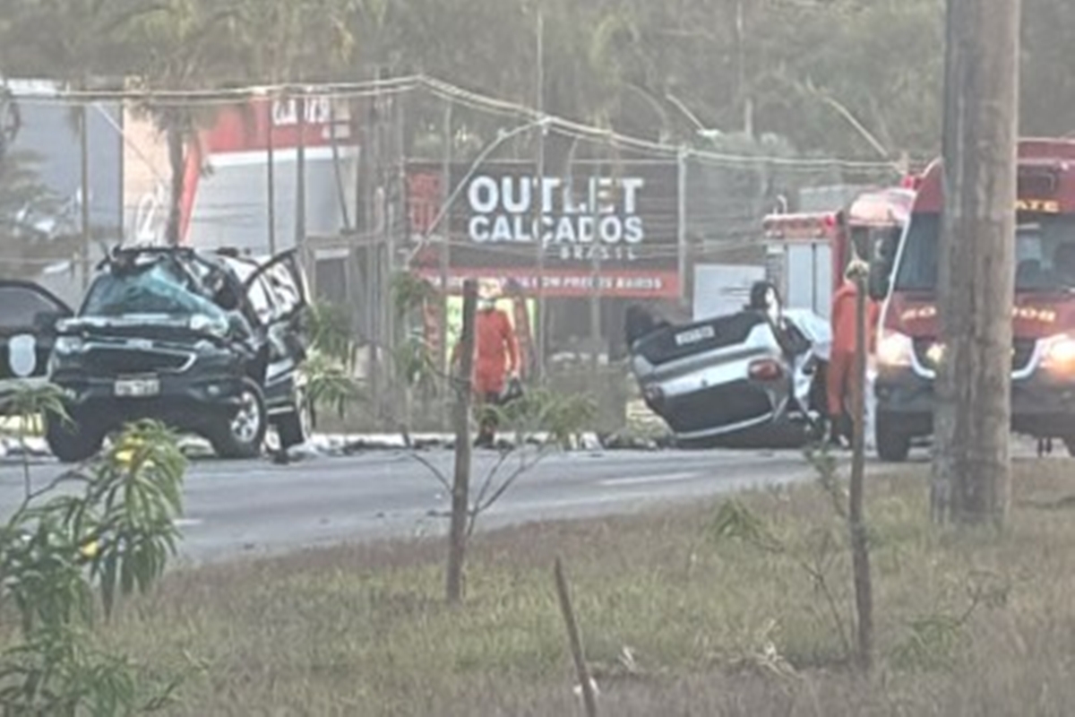 Viatura da Polícia Penal envolvida em grave acidente não levava presos