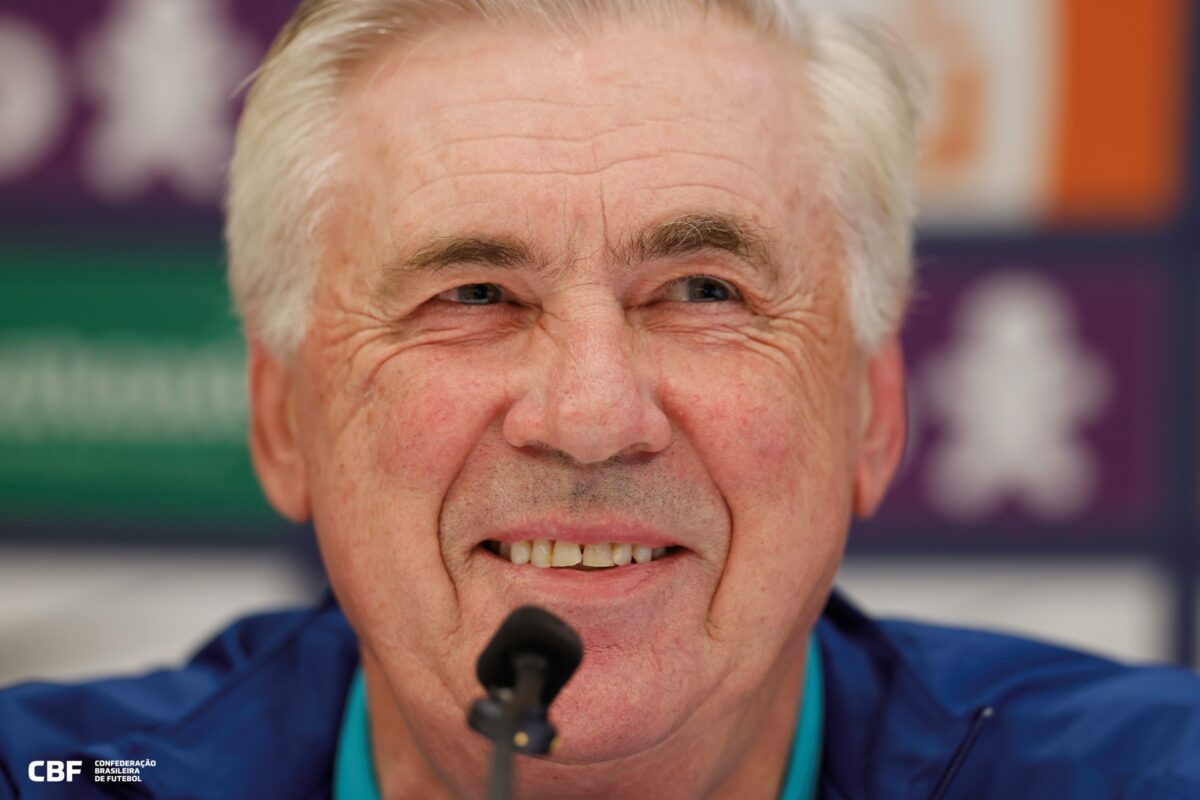 Veja a provável escalação de Ancelotti para estreia na Seleção