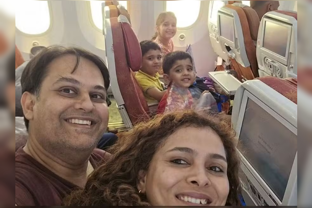 Tragédia na Índia: família tira última foto antes de avião cair
