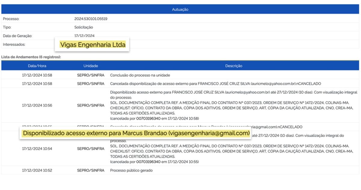 Maranhão nega ligação entre empreiteira e família do governador