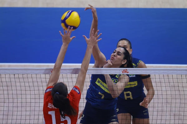 Vôlei feminino: Brasil vence na estreia da Liga das Nações
