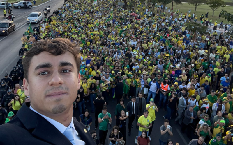 Nikolas cobra anistia e critica aumento de deputados: “Não é prioridade”