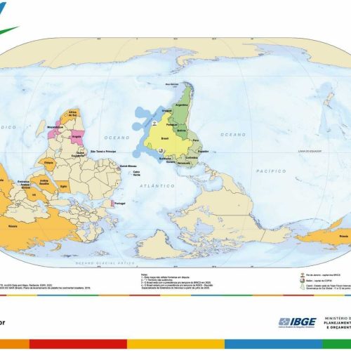 Mapa-múndi: conheça versões diferentes da tradicionalmente usada
