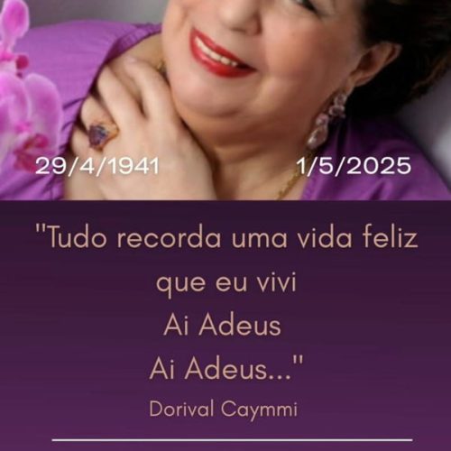 Velório de Nana Caymmi será nesta sexta, no Theatro Municipal do Rio