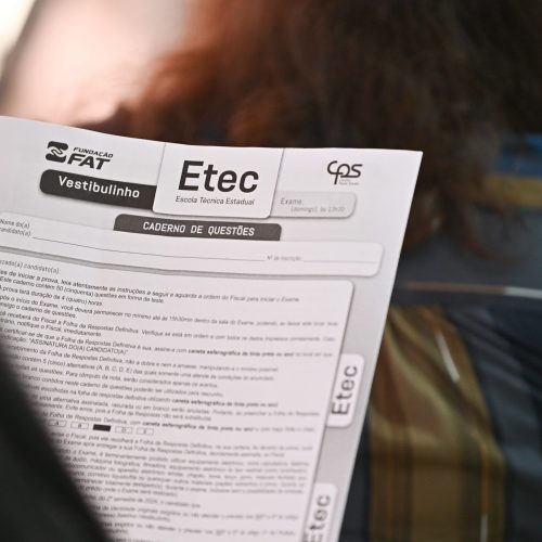 Inscrições para vestibulinho das Etecs começam nesta 2ª feira (12)